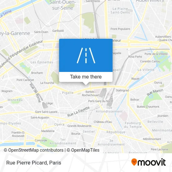 Rue Pierre Picard map