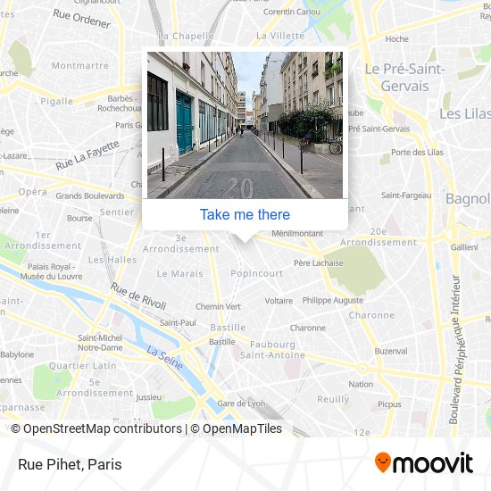 Rue Pihet map