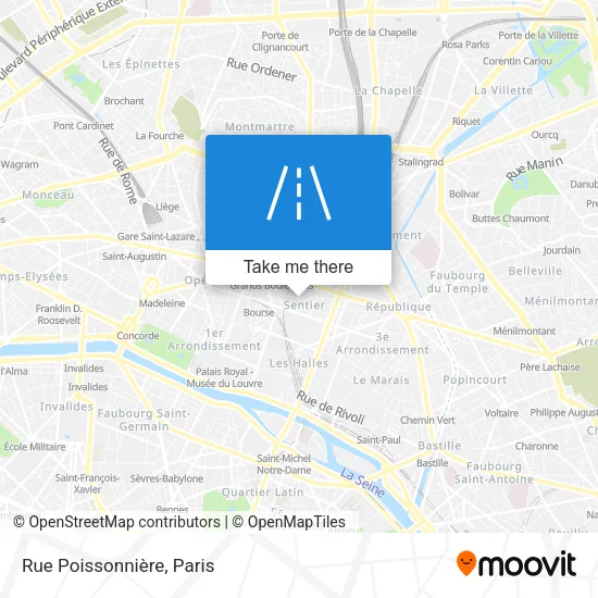 Rue Poissonnière map