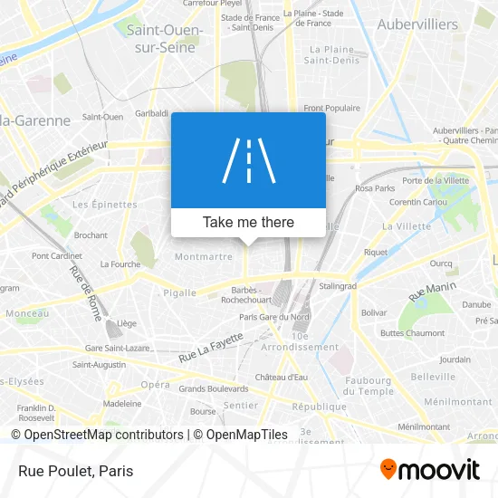 Rue Poulet map
