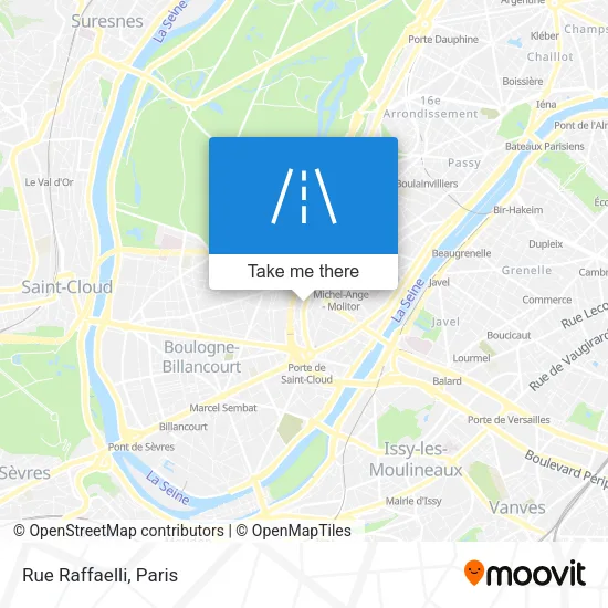 Rue Raffaelli map