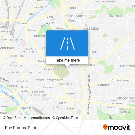 Rue Ramus map