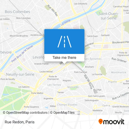 Rue Redon map