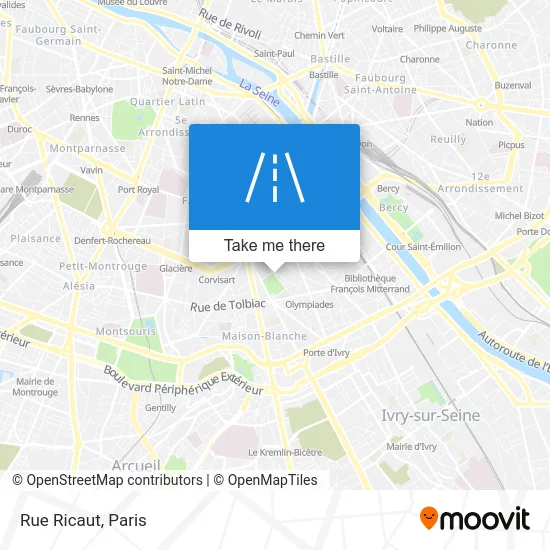 Rue Ricaut map
