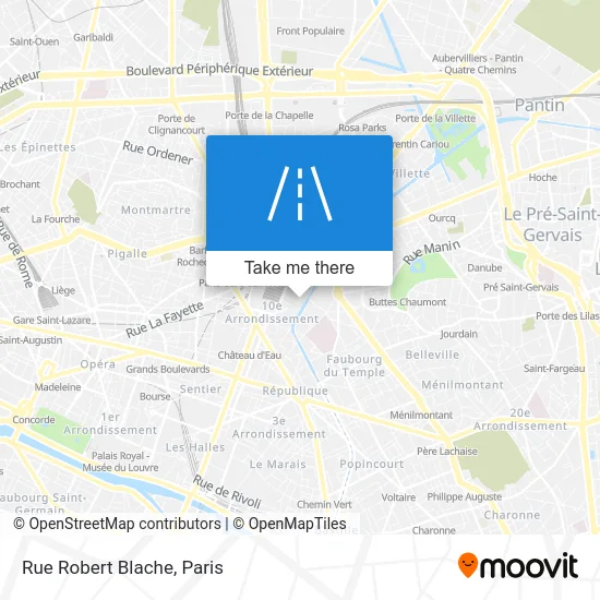 Rue Robert Blache map