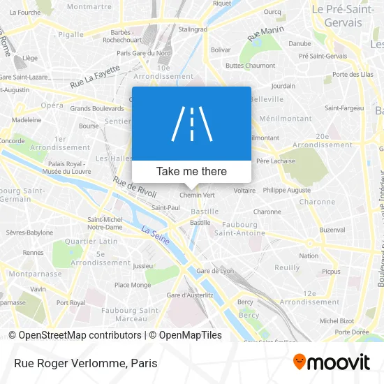 Rue Roger Verlomme map