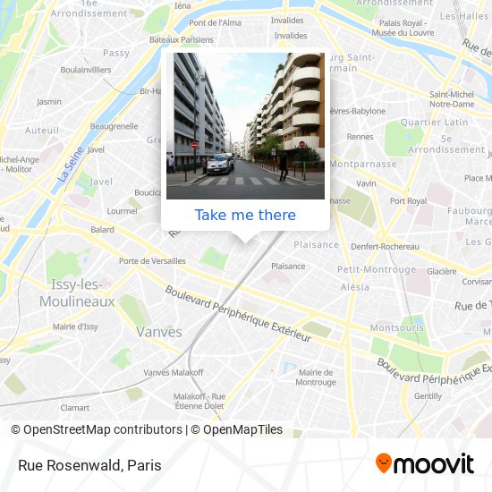 Rue Rosenwald map