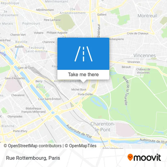 Rue Rottembourg map