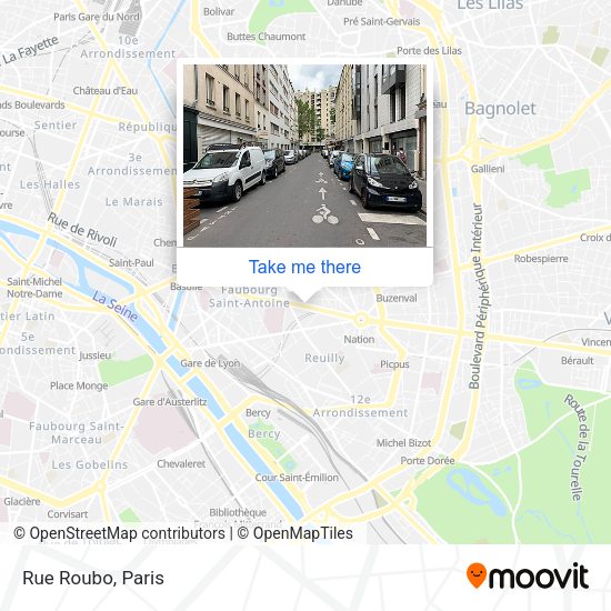 Rue Roubo map