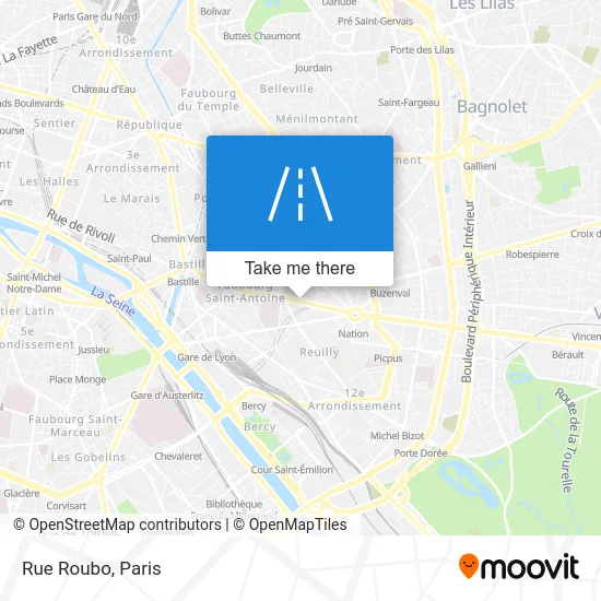 Rue Roubo map