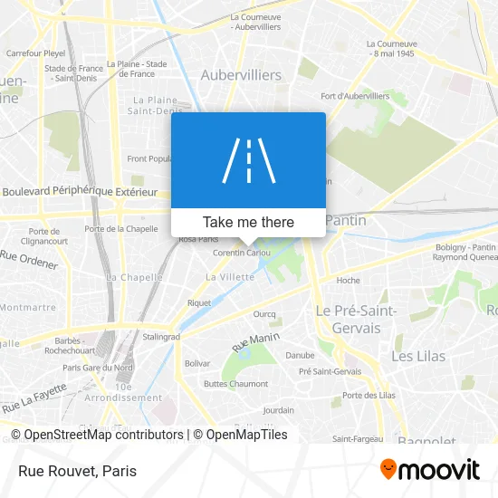 Rue Rouvet map
