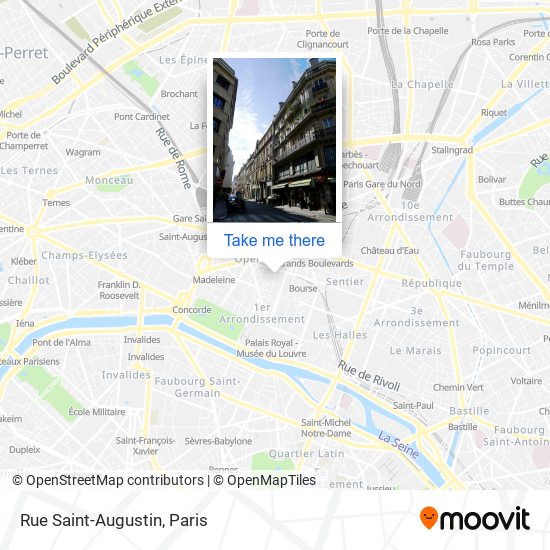 Rue Saint-Augustin map