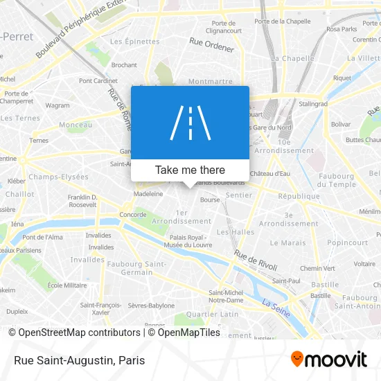 Rue Saint-Augustin map
