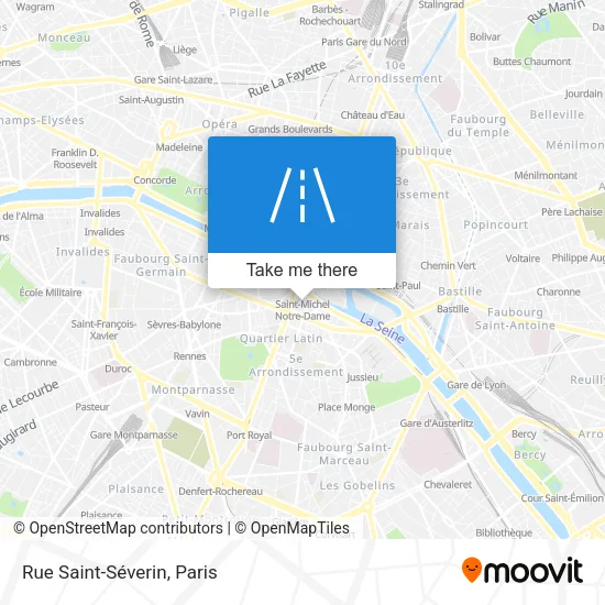 Rue Saint-Séverin map