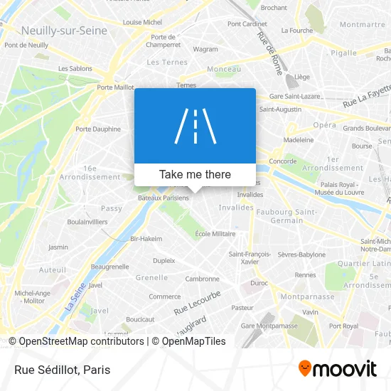 Rue Sédillot map