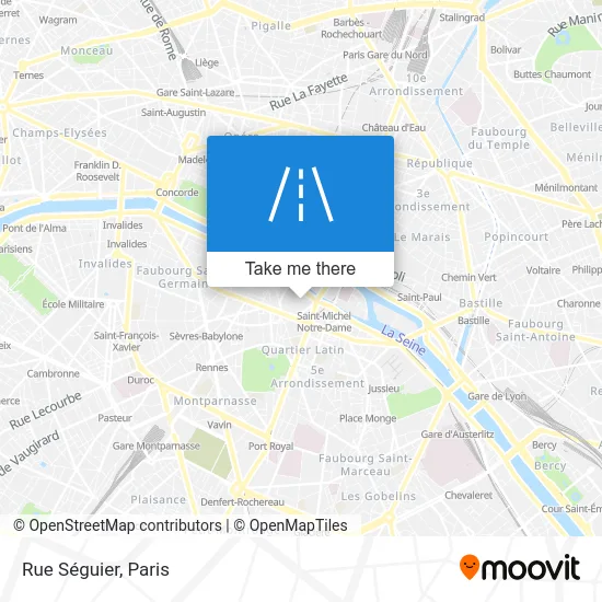 Rue Séguier map