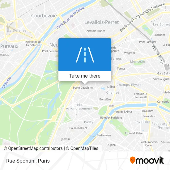 Rue Spontini map