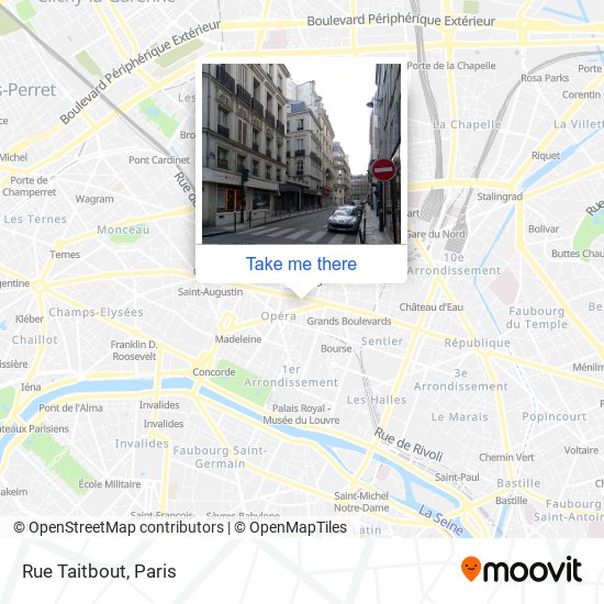 Rue Taitbout map