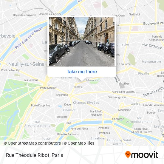 Mapa Rue Théodule Ribot