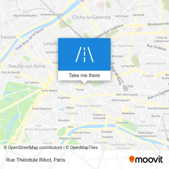 Rue Théodule Ribot map