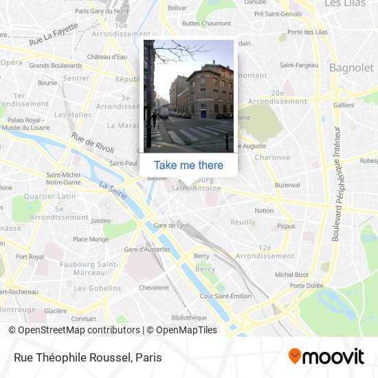 Mapa Rue Théophile Roussel