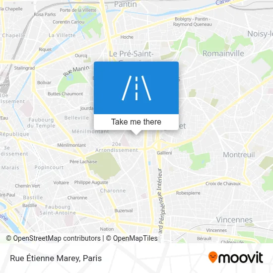Rue Étienne Marey map