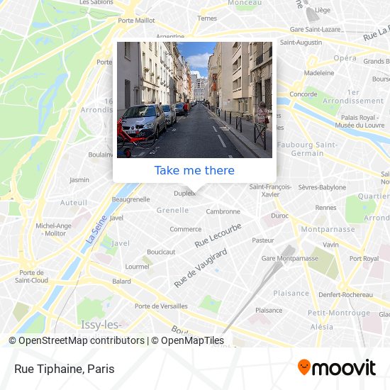 Mapa Rue Tiphaine