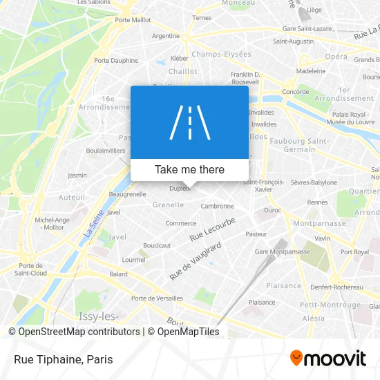 Rue Tiphaine map
