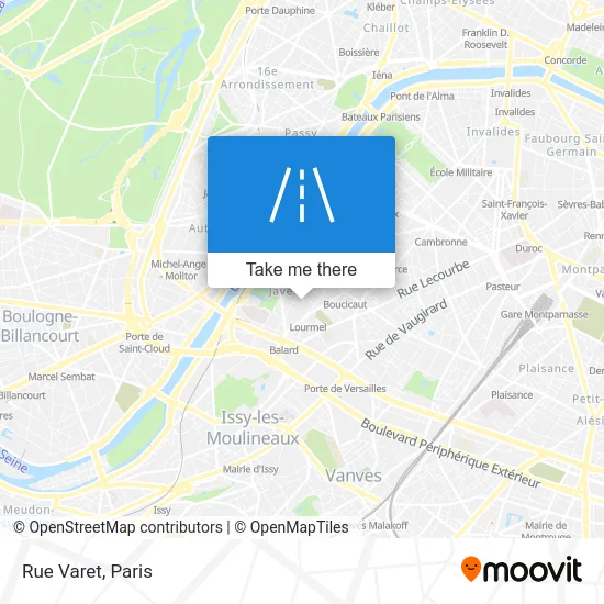 Rue Varet map