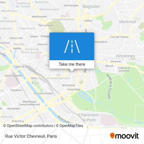 Rue Victor Chevreuil map