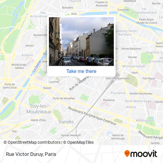 Rue Victor Duruy map