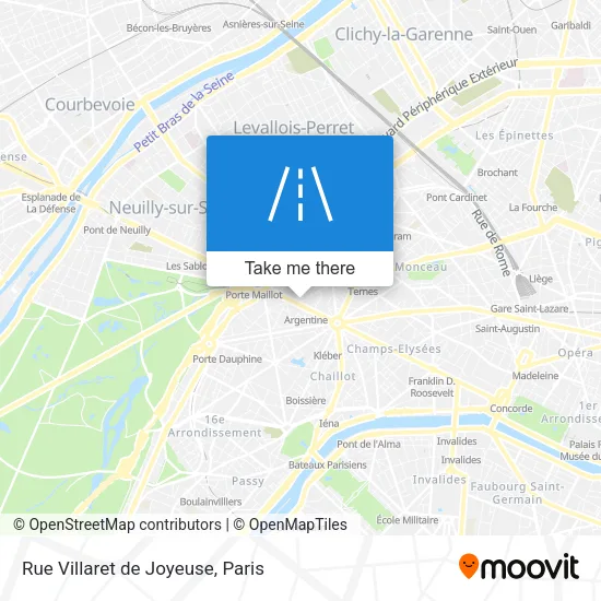 Rue Villaret de Joyeuse map