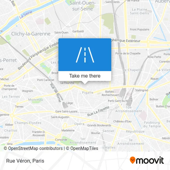 Rue Véron map