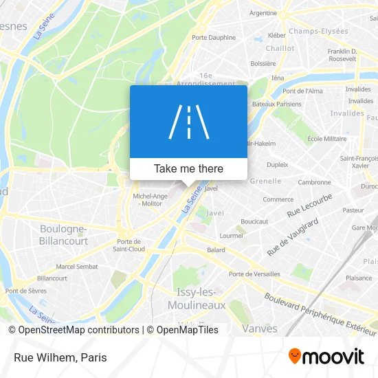 Rue Wilhem map