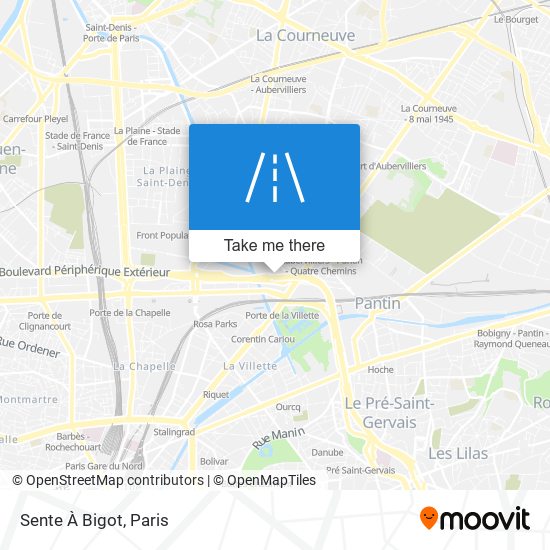 Sente À Bigot map