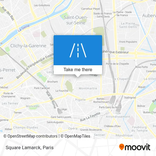 Square Lamarck map