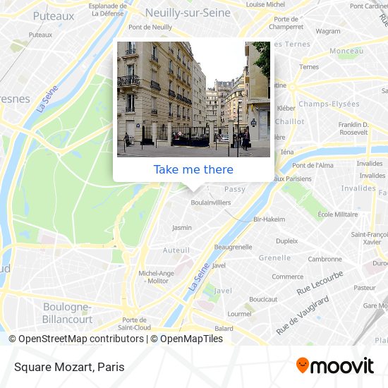 Mapa Square Mozart