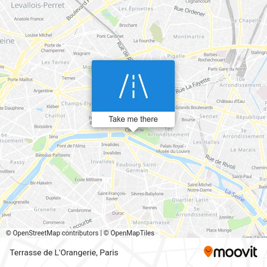 Terrasse de L'Orangerie map