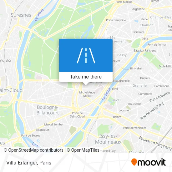 Villa Erlanger map