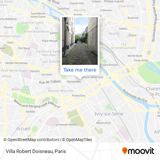 Villa Robert Doisneau map