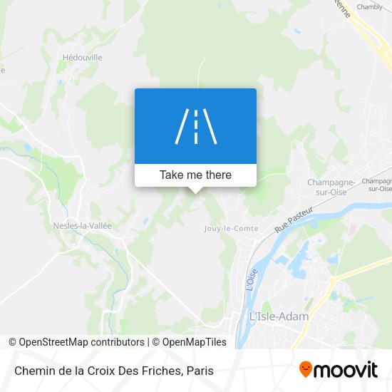 Chemin de la Croix Des Friches map