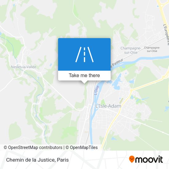 Chemin de la Justice map