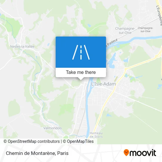 Chemin de Montarène map