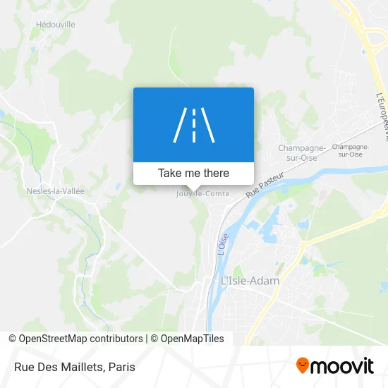 Rue Des Maillets map