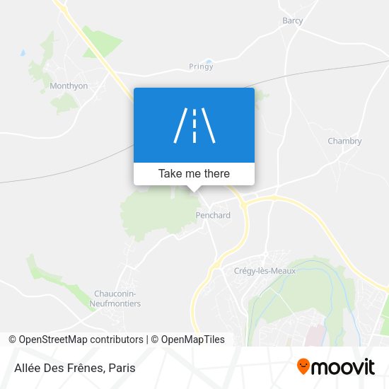 Allée Des Frênes map