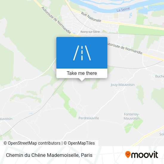 Chemin du Chêne Mademoiselle map