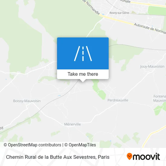 Chemin Rural de la Butte Aux Sevestres map