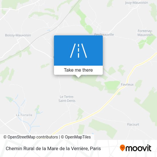 Chemin Rural De La Mare De La Verrière map