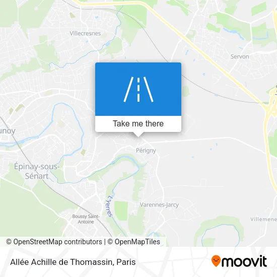 Allée Achille de Thomassin map