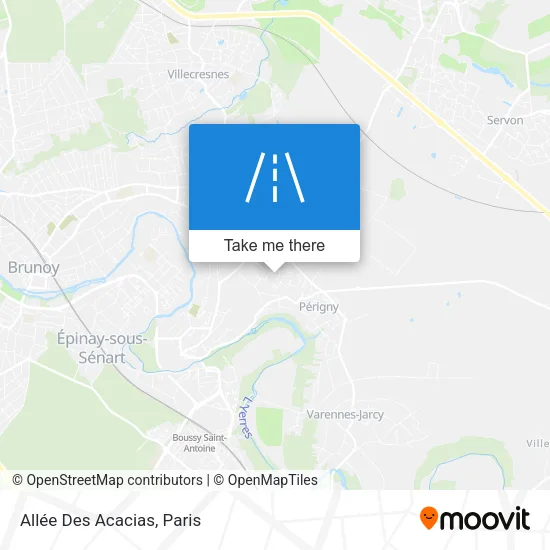 Allée Des Acacias map